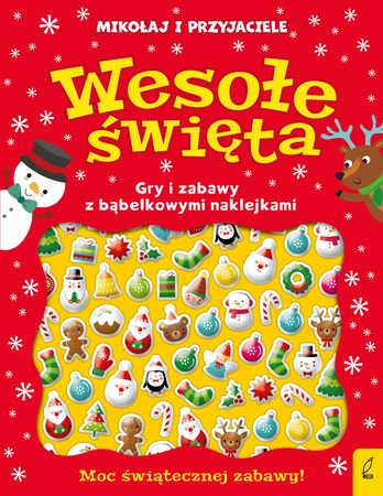 Wesołe święta. Wypukłe naklejki