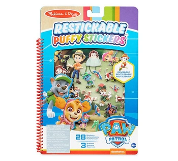 Naklejki wielorazowe Psi Patrol Puffy Sticker – Jungle Melissa & Doug 33258