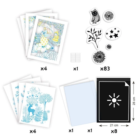 Zestaw artystyczny cyjanotypia NOC DJ09342