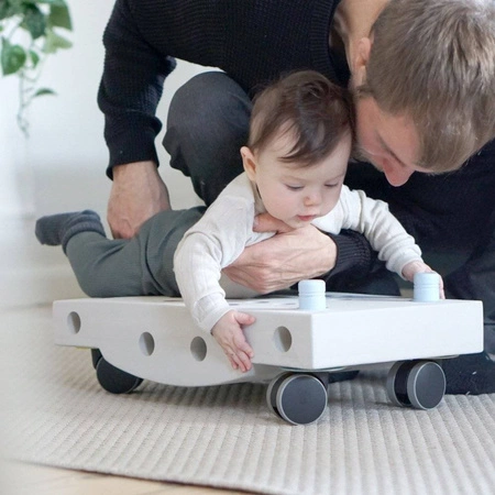 MODU Explorer kit 8in1 - Kreatywne klocki rozwijające motorykę dużą, niebieski