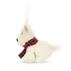 JellyCat - Terrier Kremowy Zawieszka 11 cm