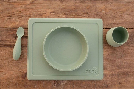 EZPZ Silikonowa łyżeczka Tiny Spoon 2 szt. pastelowa zieleń