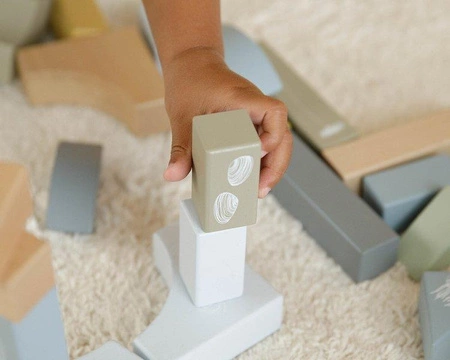 Little Dutch Wózek z klockami Błękit Ocean LD7021