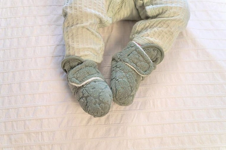 Lodger Polarowe buciki kapcie szałwiowe Fleece Elm 3-6 m