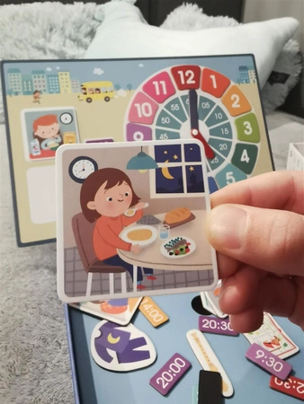 Magnetyczna układanka Apli Kids - Godziny