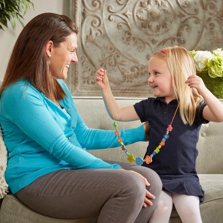 Drewniane koraliki do nawlekania Bukiet 14169-Melissa & Doug, biżuteria dla dzieci