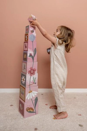 Little Dutch Kartonowa wieża Flowers & Butterflies LD4767