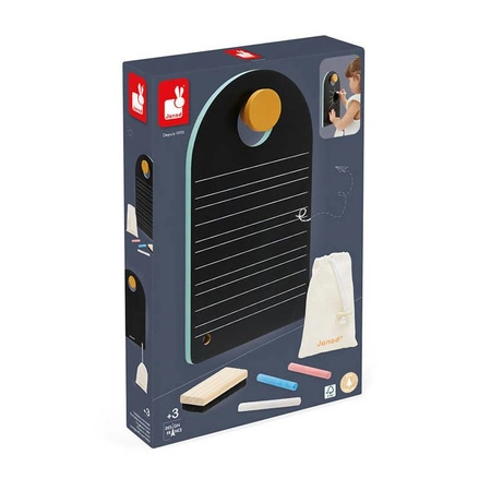 Przenośna dwustronna tablica z akcesoriami 3+, Janod