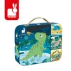 Puzzle progresywne w walizce Dinozaury 4 układanki – 6, 9, 12 i 16 elementów 3+, Janod