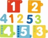 Drewniana układanka warstwowa cyfry na piątkę 57410-Goki, puzzle edukacyjne
