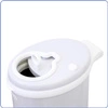 Ubbi Stalowy Kosz na Pieluchy White
