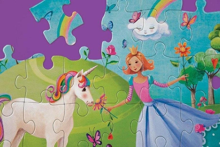 Mudpuppy Puzzle Królestwo Jednorożca 42 elementy 3+