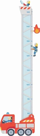 Miarka wzrostu z klamerkami Straż pożarna 60707-Goki, dekoracje pokoju dziecka