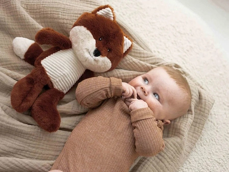 Uspokajający lisek Robin the fox Pomarańczowy 0m+ FLOW AMSTERDAM