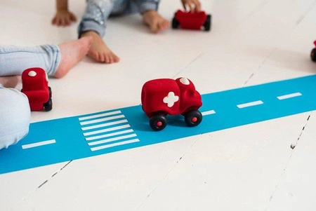 Rubbabu Karetka sensoryczna czerwona (uzupełnienie asortymentu A – indeks 20318)