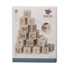Klocki drewniane z literami Micki 36 Premium