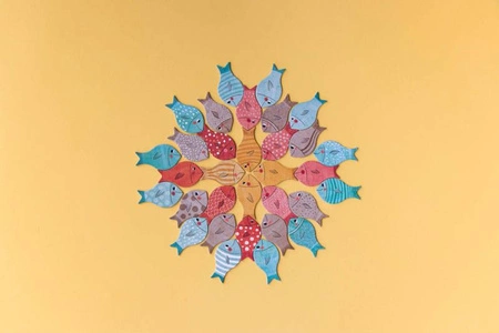 Układanka Wieloryb i rybki | Londji®