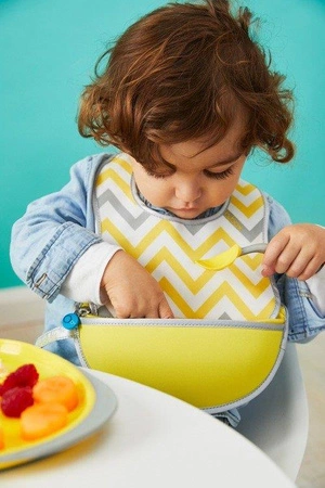 Pierwsze sztućce BLW dla niemowląt, Lemon Sherbet, b.box