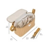 3 Sprouts Organizer Do Wózka Quilted Solid Mustard