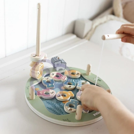 Viga PolarB Drewniana Gra Łowienie Rybek