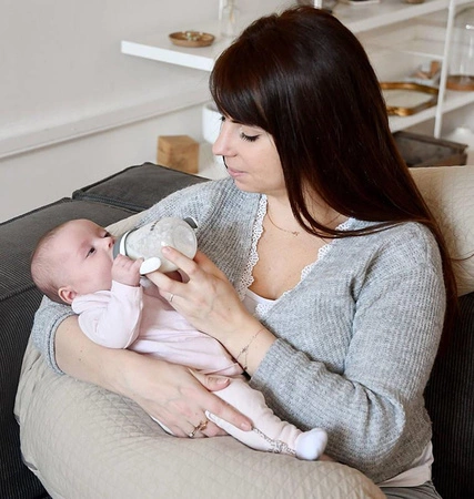 Beaba Butelka treningowa 2w1 tritanowa 210 ml Mineral grey