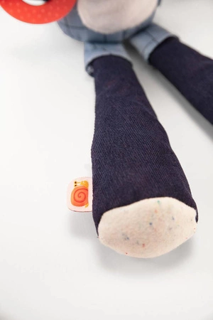 LILLIPUTIENS Przytulanka aktywizująca wielofunkcyjna Osiołek Ignace 9 m+