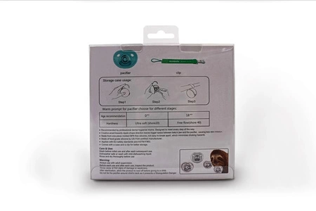 Mombella Zestaw Smoczek Tasiemka i Etui