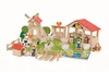 Drewniany zestaw do układania i zabawy Farma