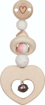 Zawieszka z dzwoneczkiem Serduszko 65217-Goki Baby, akcesoria dla niemowląt