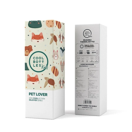 Cool Bottles Butelka termiczna Kids 260 ml Triple cool Pet Lover