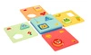 TOOKY TOY Układanka Montessori Kształty i Kolory Zwierzątka 6 Planszy FSC