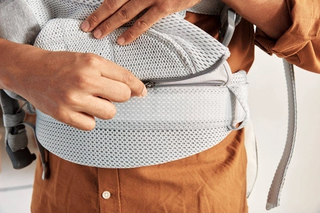BABYBJORN - nosidełko Harmony 3D Mesh, Srebrny