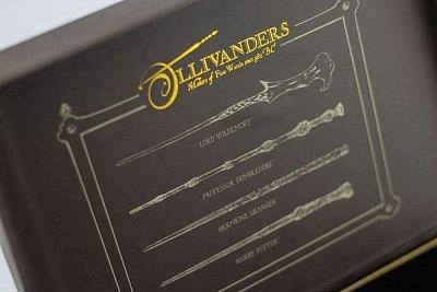 Zestaw 4 x długopis różdżka Harry Potter w pudełku Olivandera
