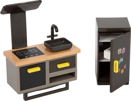 Miejska Willa-drewniany domek dla lalek-1227 Small Foot, domki dla lalek