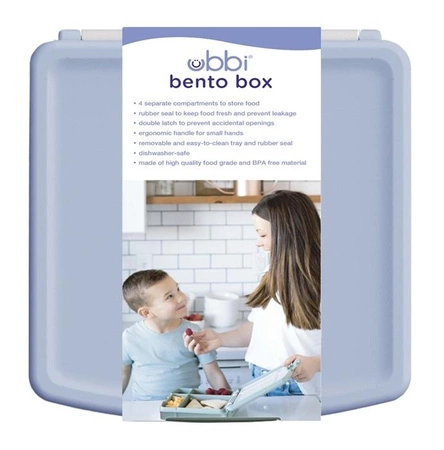 Ubbi Lunchbox Bento Cloudy Blue