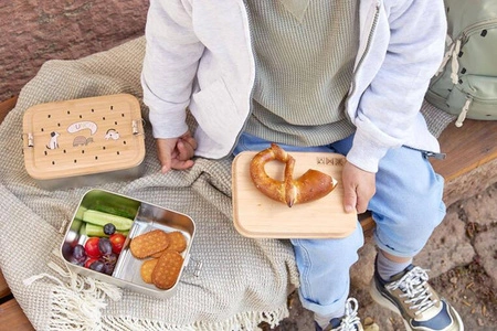 Lassig Plecak mini kwadratowy Happy Prints oliwkowy