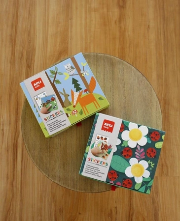 Zestaw z naklejkami Apli Kids - Las