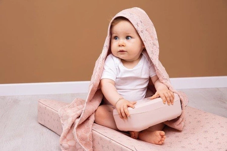 bébé-jou Śliniak z długim rękawem Wish Pink 3058060