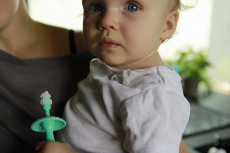 Szczoteczki do dziąseł i ząbków 3 szt., różowy, Kiokids