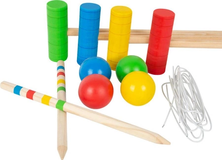 Zestaw do gry w krokieta 11879-Small Foot, gry zręcznościowe dla dzieci