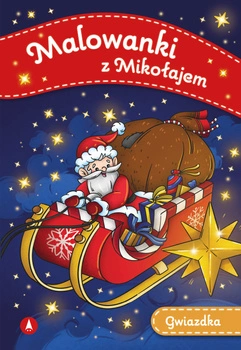 Gwiazdka. Malowanki z Mikołajem