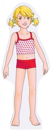 Lalka w zestawie z magnesami, Zosia lubi się przebierać, 58531-goki, zabawki dla dziewczyn