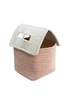 Kosz Domek Vintage Nude Eco-City 22x22x34 cm Lorena Canals