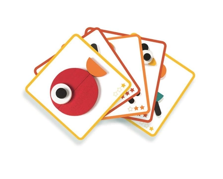 Drewniane kształty ZWIERZĄTKA DJ06432