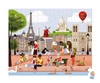 Puzzle w walizce Paryż 200 elementów 7+ Made in France, Janod
