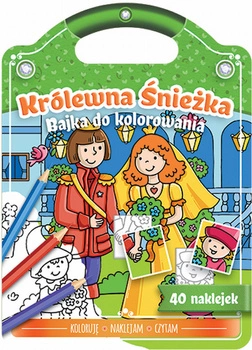 Królewna Śnieżka bajka do kolorowania