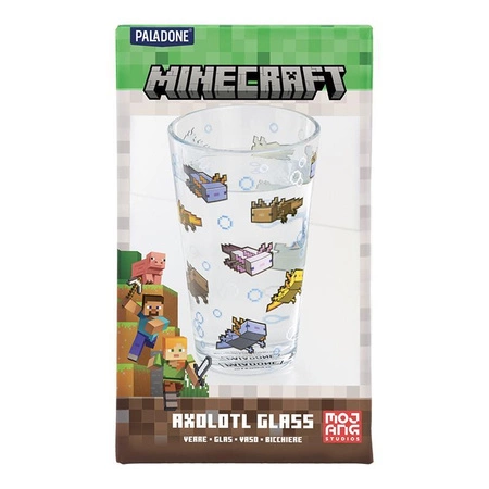 Minecraft szklanka Axolotl