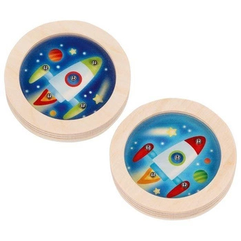 Drewniana mała gra zręcznościowa Rakieta 56649- Goki