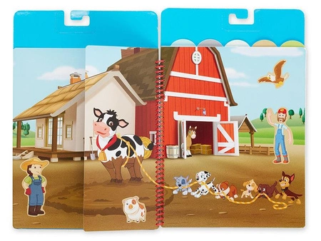 Naklejki wielorazowe Psi Patrol Restickable Stickers Flip-Flap Pad – Adventure Bay Melissa & Doug 33254