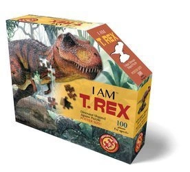 MADD CAPP,  Puzzle konturowe I AM T-REX - 100 elem.